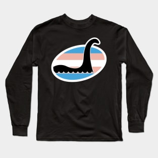 Trans Nessie Cryptid Pride Long Sleeve T-Shirt